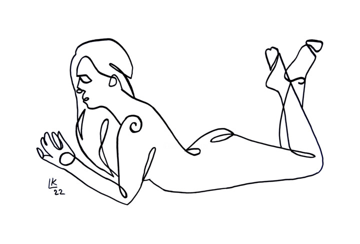 Elegance Unveiled #26 图画, 8.3x11.8 in
