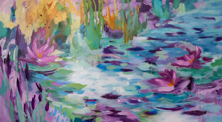 Lotus Картина, 36,2x72,1 in
