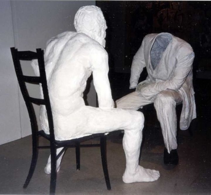 Sculpture titled "Untitled" by Jason Stillman, Original Artwork, Mixed Media