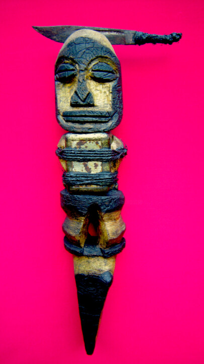 voodoo # 17 雕塑, 19.3x8.3 in