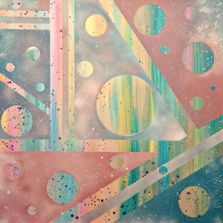 Painting,  35.4x35.4 in 