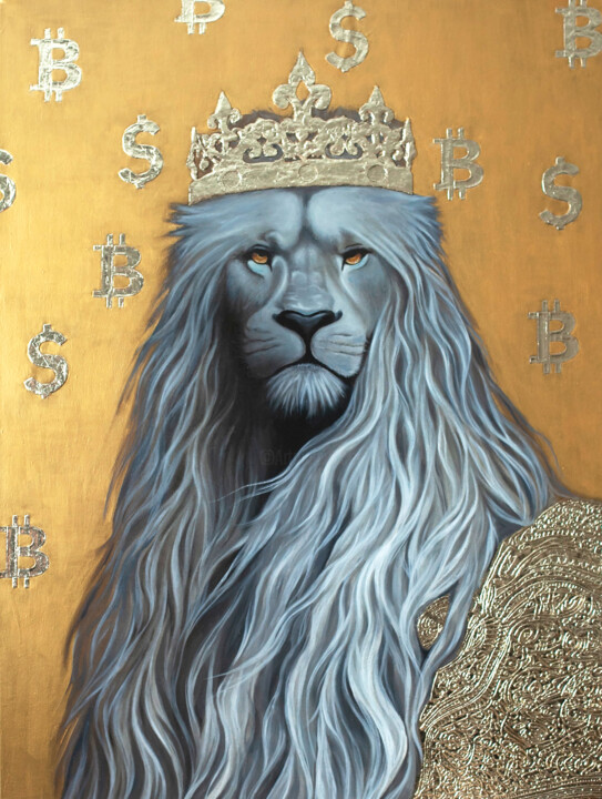 Lion King 绘画, 39.4x29.5 in