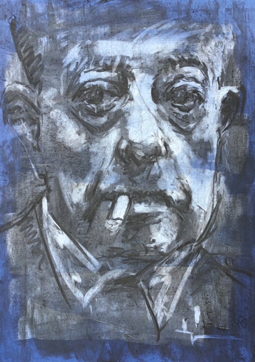 Étude Prévert 图画, 13.4x9.5 in