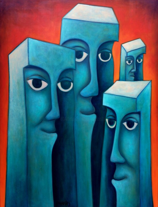绘画,  46.1x35.4 in 