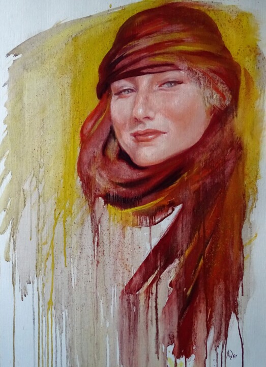 绘画,  27.6x19.7 in 