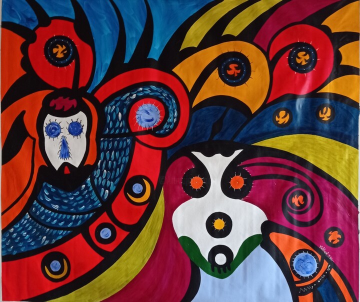绘画,  65x68.9 in 