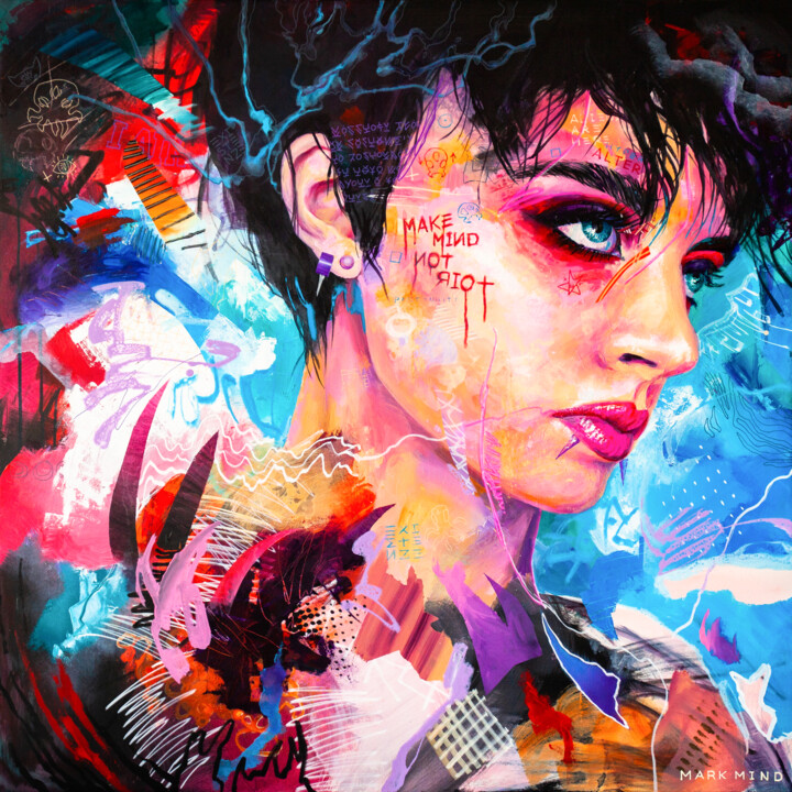 Growing up is inevitable 绘画, 39.4x39.4 in