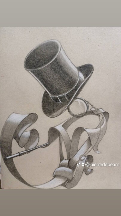 Le dandy 图画, 16.5x10.6 in