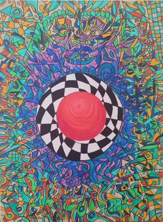 Gravitation 绘画, 31.5x23.6 in
