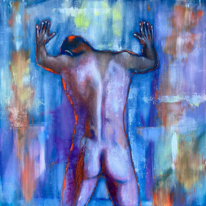 绘画,  15.8x15.8 in 