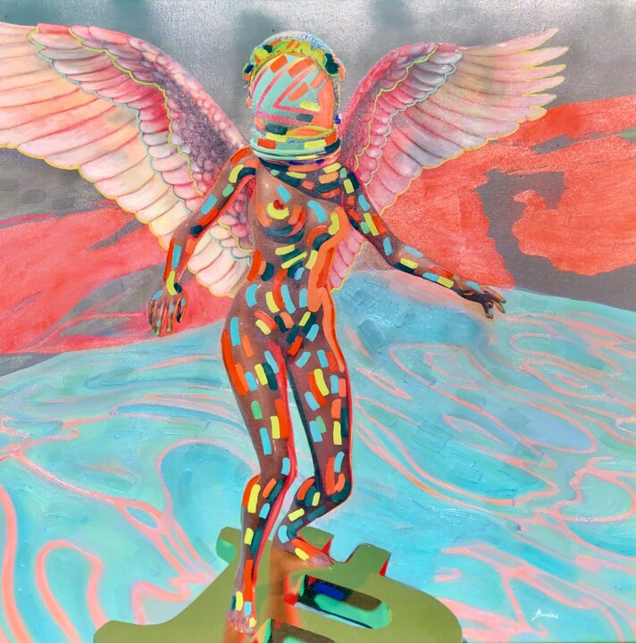 绘画,  31.5x31.5 in 