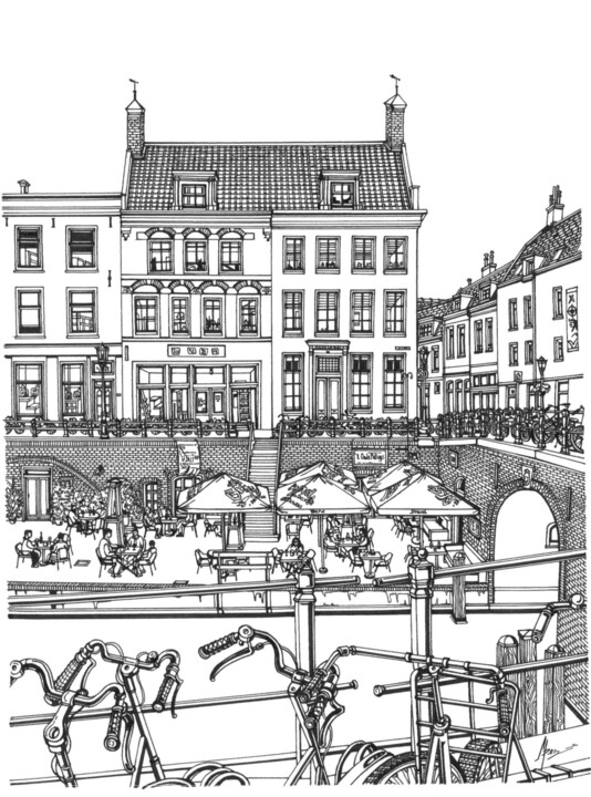 Utrecht Drawing, 10.6x8.3 in