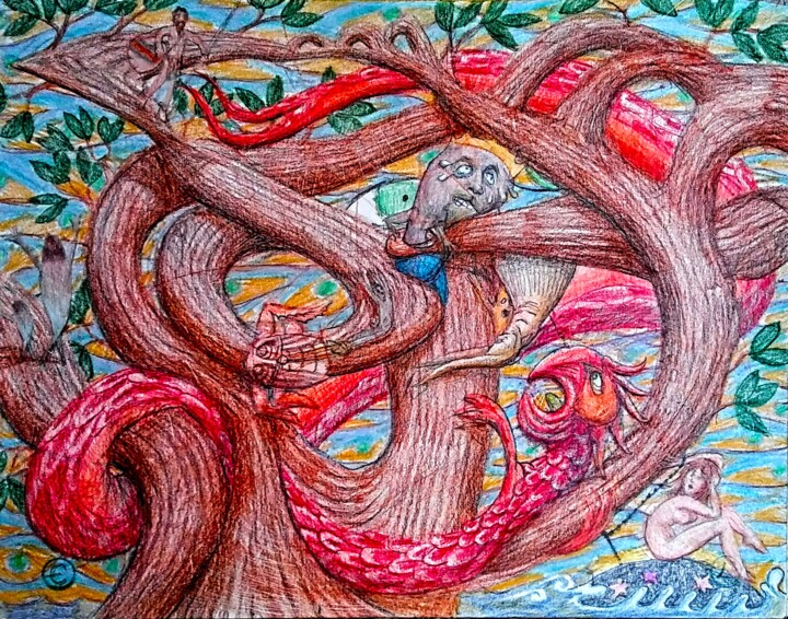 Rescuing the Maiden 图画, 11x14 in