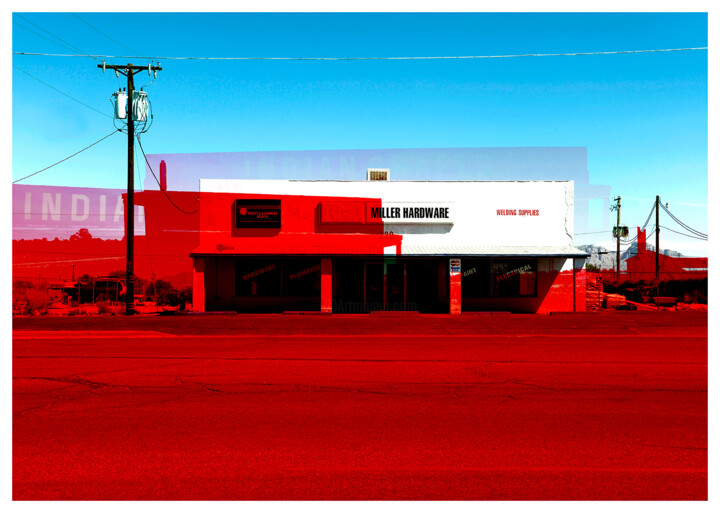 "A RED VAGUE RECOLLECTION" (99) 摄影, 31.5x47.2 in