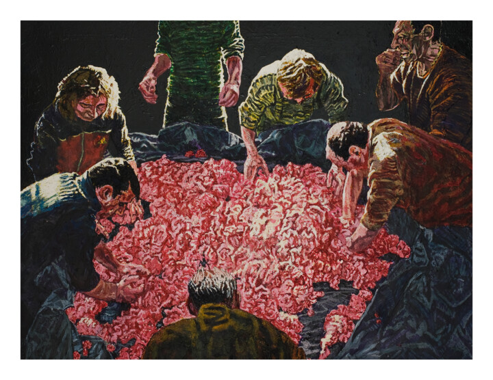 Beat Meat Manifesto / Private Societies I 绘画, 39.4x51.2 in