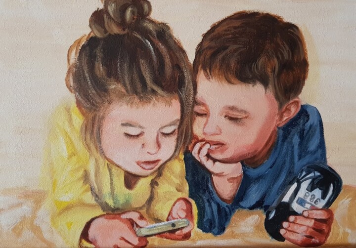 绘画,  9.8x13.8 in 