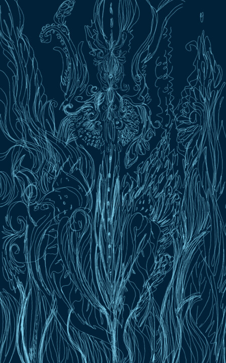 数字艺术 标题为“Multidimensional Es…” 由Olga Shipkova, 原创艺术品, 2D数字工作
