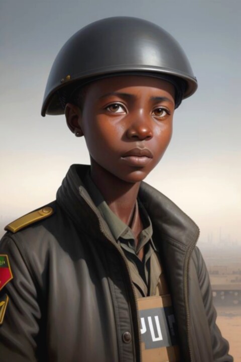 AFRICAN CHILD SOLDIER 数字艺术