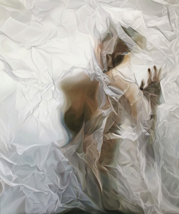 Peinture intitulée "In Between I" par Kiara Peelman, Œuvre d'art originale, Huile Monté sur Châssis en bois