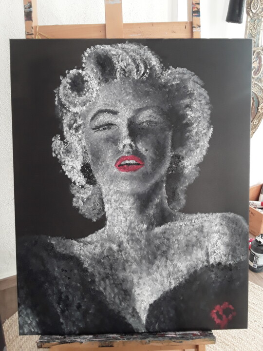 Have Been Loved ( Marylin Monroe) 绘画, 31.9x25.6 in