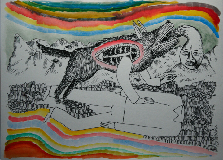 Drawing,  8.3x11.7 in 