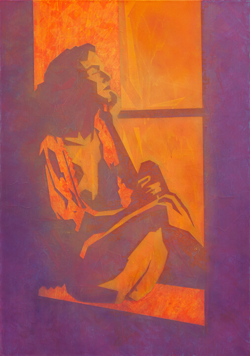 绘画,  36.2x25.6 in 