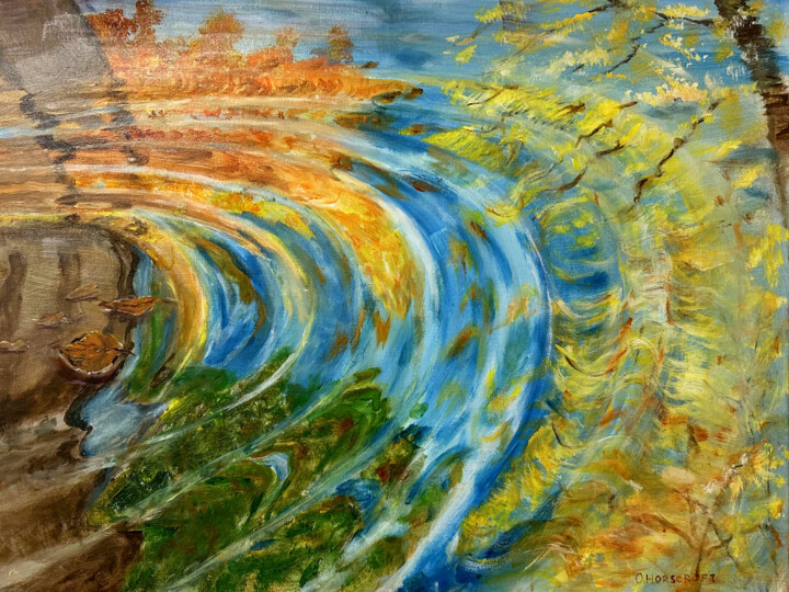 Reflet d'automne Pittura, 23,6x31,5 in