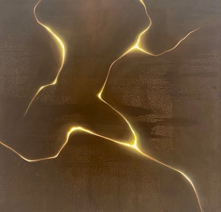 绘画 标题为“LUMEN DESIDERII II” 由Lorenza Cavalli, 原创艺术品, 油 安装在木板上