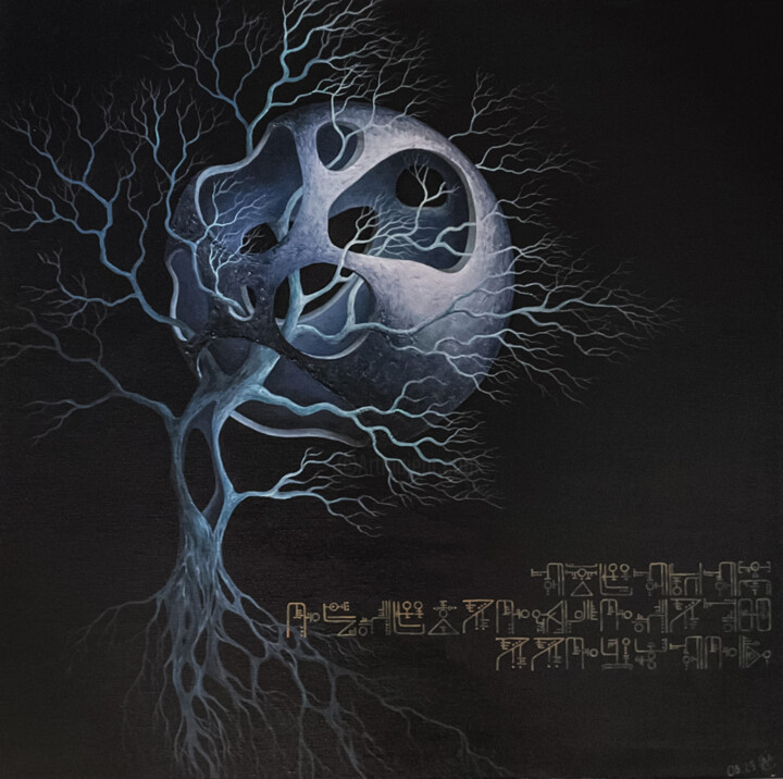 Endless mysteries of the unknow 绘画, 19.7x19.7 in