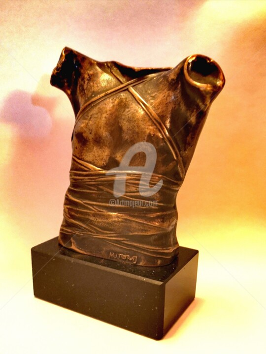 CUIRASSE II (1986) - sculpture 雕塑, 5.3x3.2 in