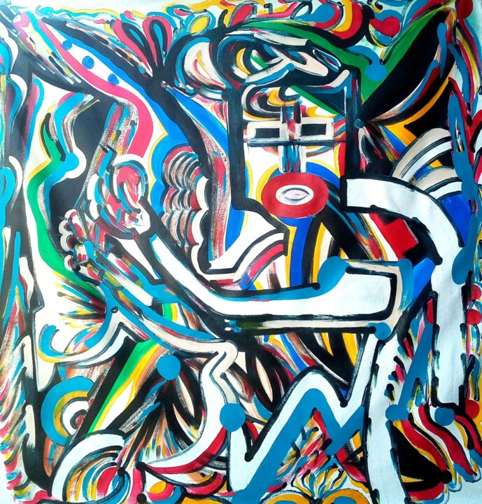 绘画,  45.7x39.4 in 