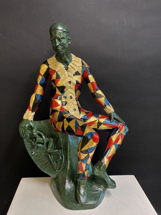 La cruna dell'ago 2023 雕塑, 14.2x8.7 in