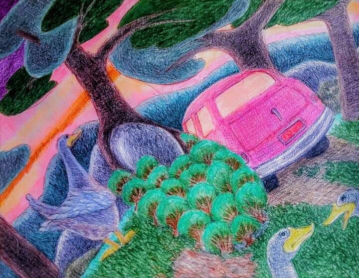 Parking 图画, 11x14 in