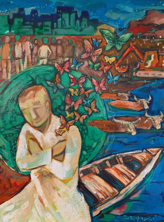 Beyond Nature 绘画, 31.5x23.6 in