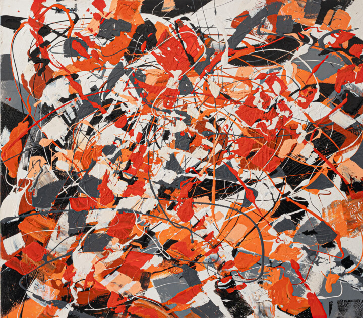 UNIVERSO COLLEGATO - PARZ N° 111 绘画, 31.5x35.4 in