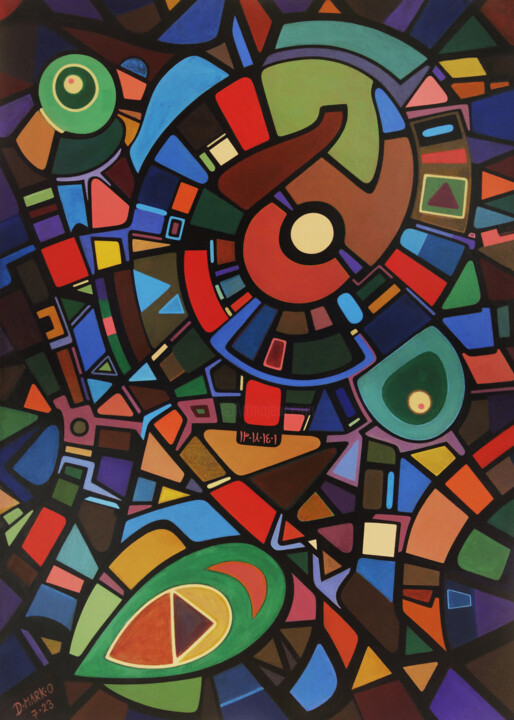 The Nanobots Will Try To Take Control 绘画, 27.6x19.7 in
