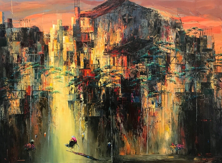 New sunny day 绘画, 38.2x51.2 in