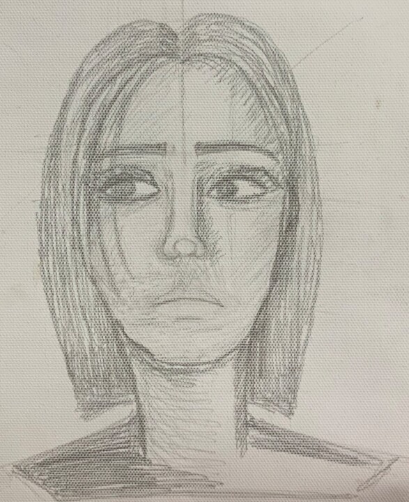 Автопортрет2 绘画, 7.5x5.9 in