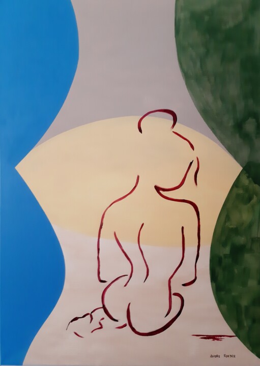 绘画,  27.6x19.7 in 