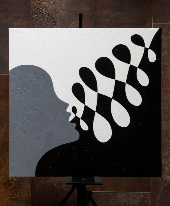 绘画,  39.4x39.4 in 