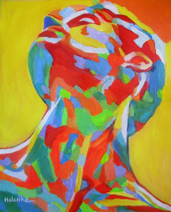 "Perception" 绘画, 23.6x18.1 in