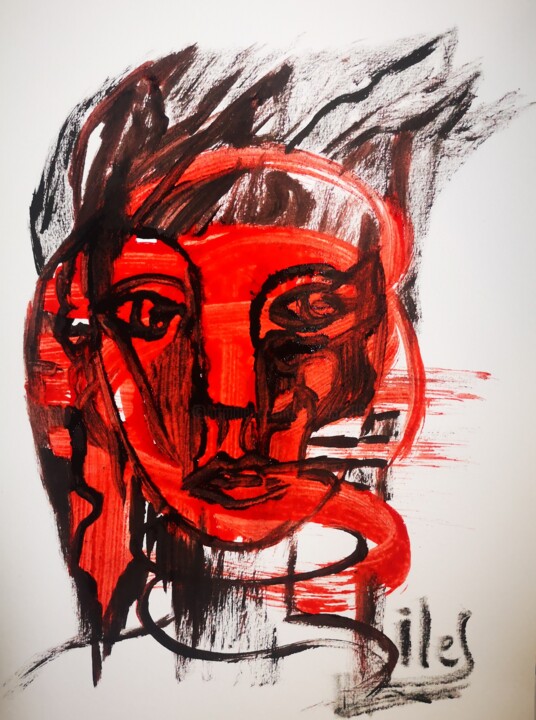 Mariam 绘画, 11.7x8.3 in