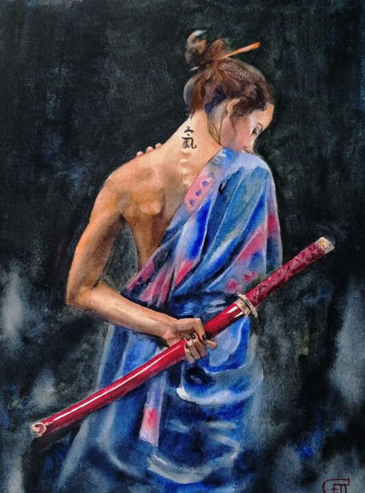 绘画,  15.4x11.4 in 