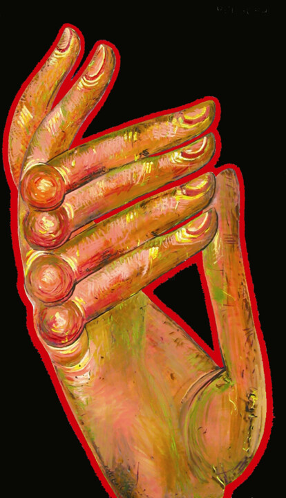Metacanon 2 绘画, 90.6x51.2 in