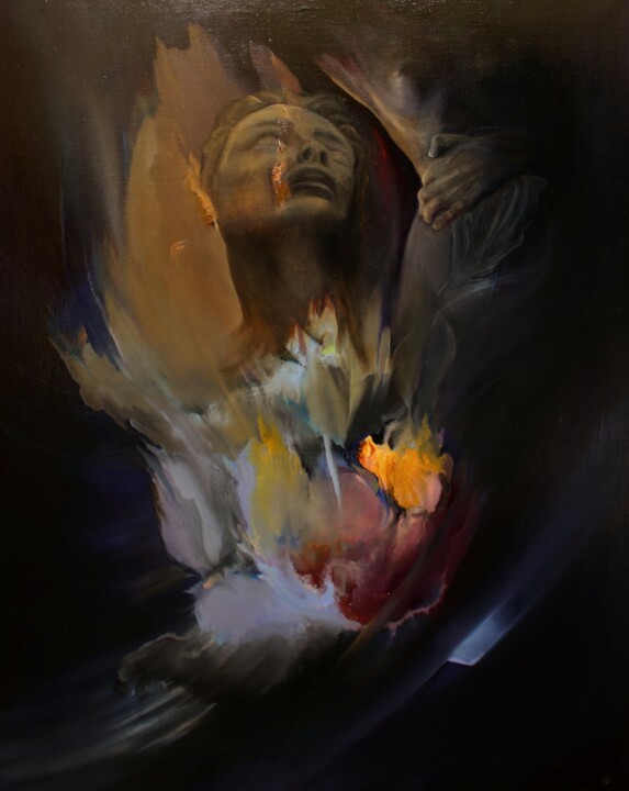 Творец и его творение (Пракситель и Фрина) 绘画, 39.4x31.5 in