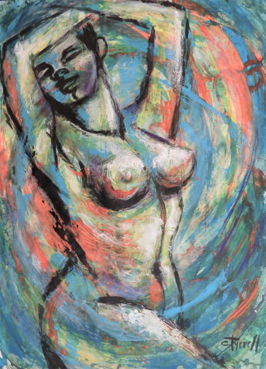Dancing With The Wind 1 绘画, 29.9x22.1 in
