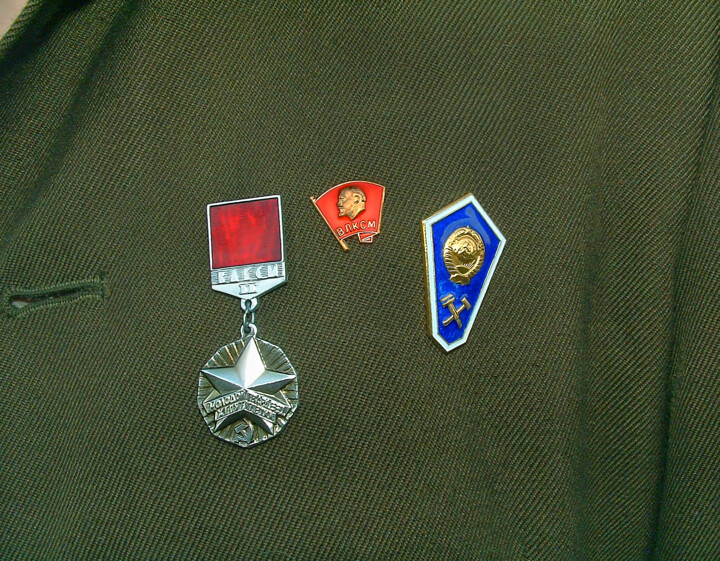 Soviet soldier badges 摄影