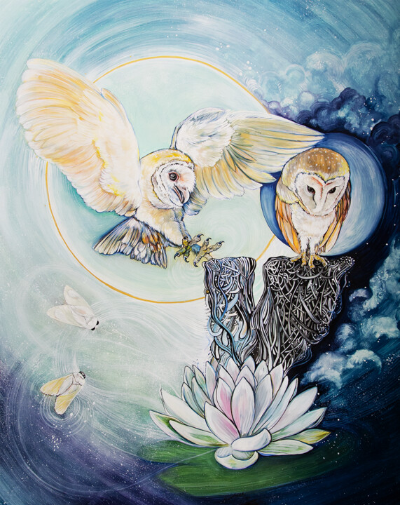 I'm with you 绘画, 41.3x39.4 in