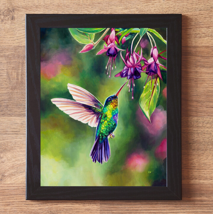 Work presented framed