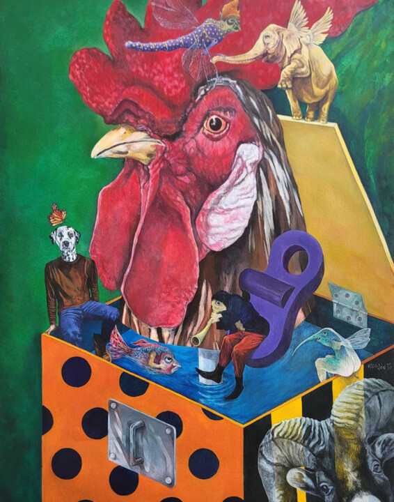 绘画,  47.3x35.5 in 